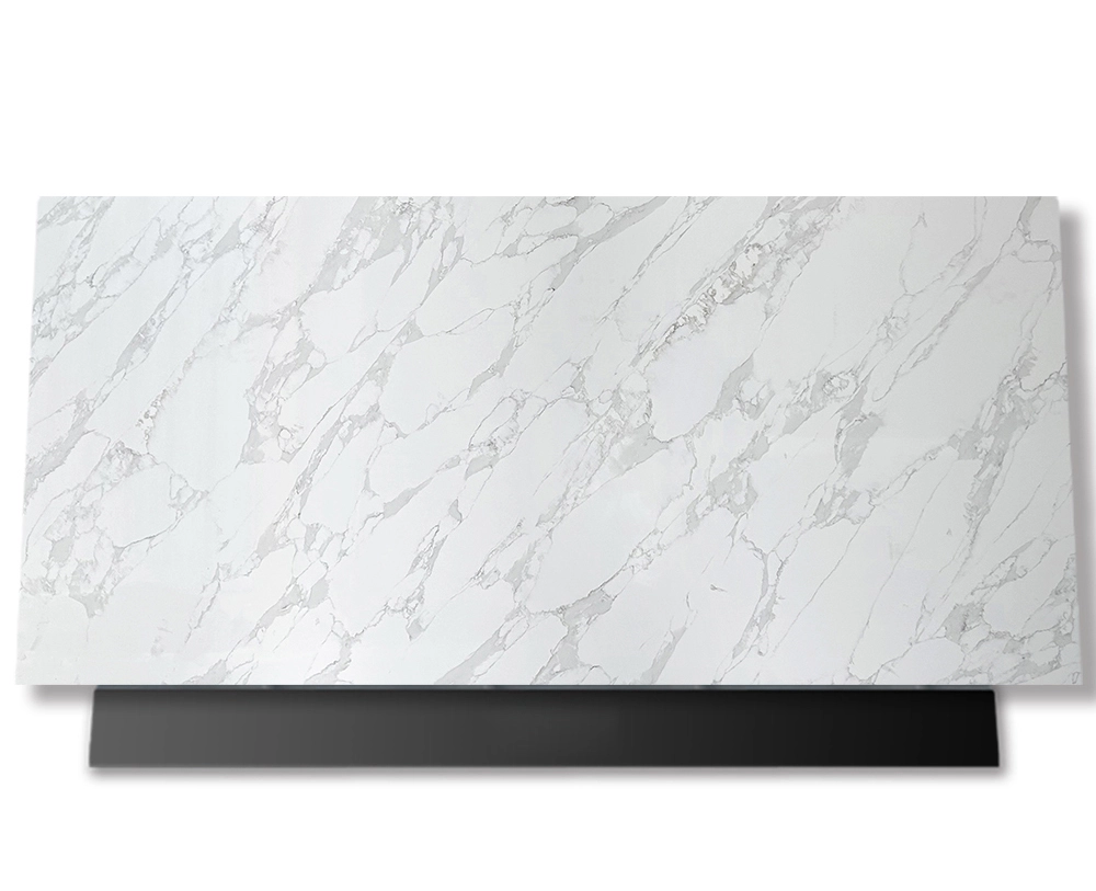 AllandCabinet Calacatta Armani Quartz Stone Countertop for Kitchen Cabinet and Bathroom Vanity Benchtop Tabletop 1
