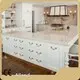 White Shaker Cabinets in Kitchen Dovetail Drawer - for Housecleaning - AllandCabinet 1