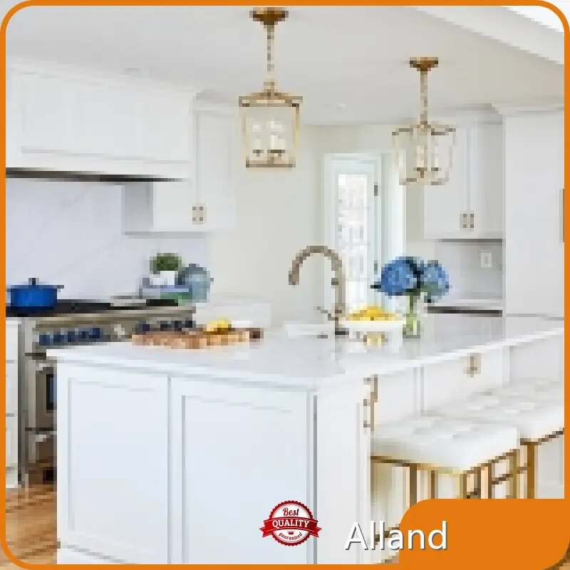For Housecleaning Bathroom Furniture Suppliers White Quartz Stone by AllandCabinet 1