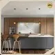 Modern Kitchen Cupboards MDF - for Apartment - AllandCabinet 1