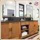 Bedroom Furniture Manufacturer Marketing for HousecleaningBrown Shaker Style Solid Wood Vanity 1