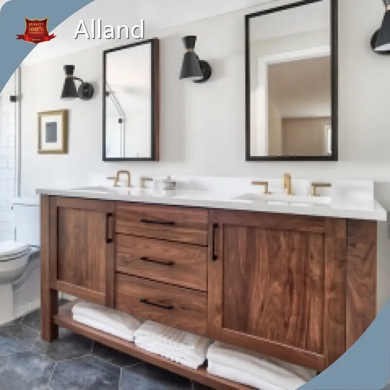 Best Brand Bathroom Furniture Shaker Style Solid Wood Vanity by AllandCabinet 1