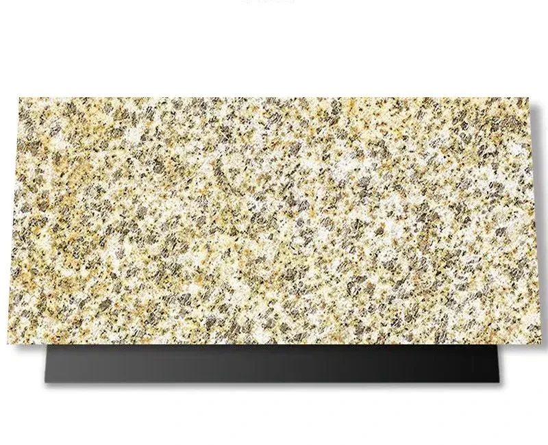AllandCabinet Champagne Granite Countertops Sink Tiles Wholesale Made for kitchen cabinet island stone countertop 1