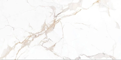 AllandCabinet Calacatta Golden Sintered Stone White Kitchen Cupboard 1
