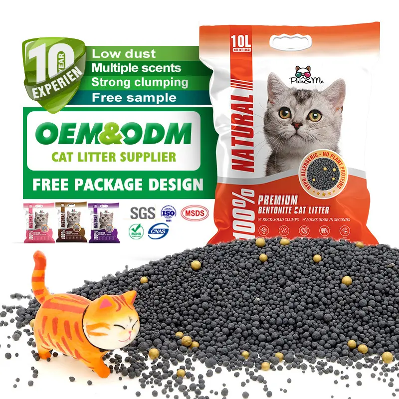 High End Sodium Bentonite Clay Cat Litter with Custom Services for Cat 2