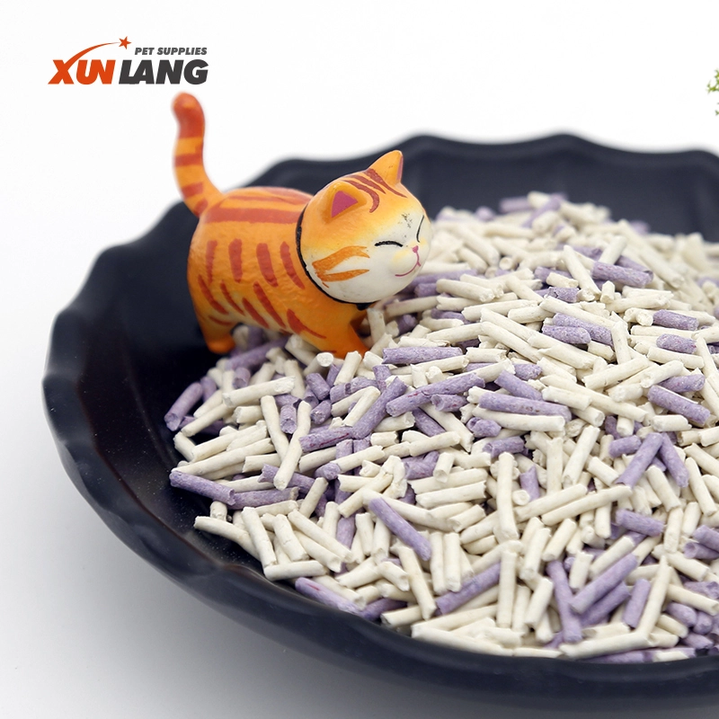 Arena para gatos mixta de tofu natural, sin polvo, fuerte aglomeración XM-2 1