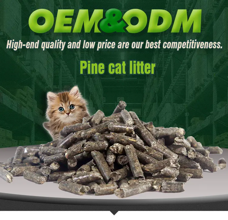 Safe to Use Pine Cat Litter Directly Sale for Cat 4