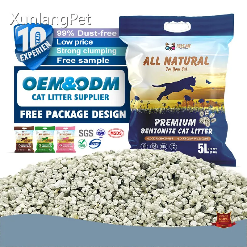 XunlangPet Bentonite Kitty Litter Yesmade in China 1