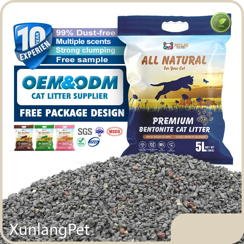 Spherical Bentonite Cat Litter XB-Y6 - for Cat - XunlangPet 1