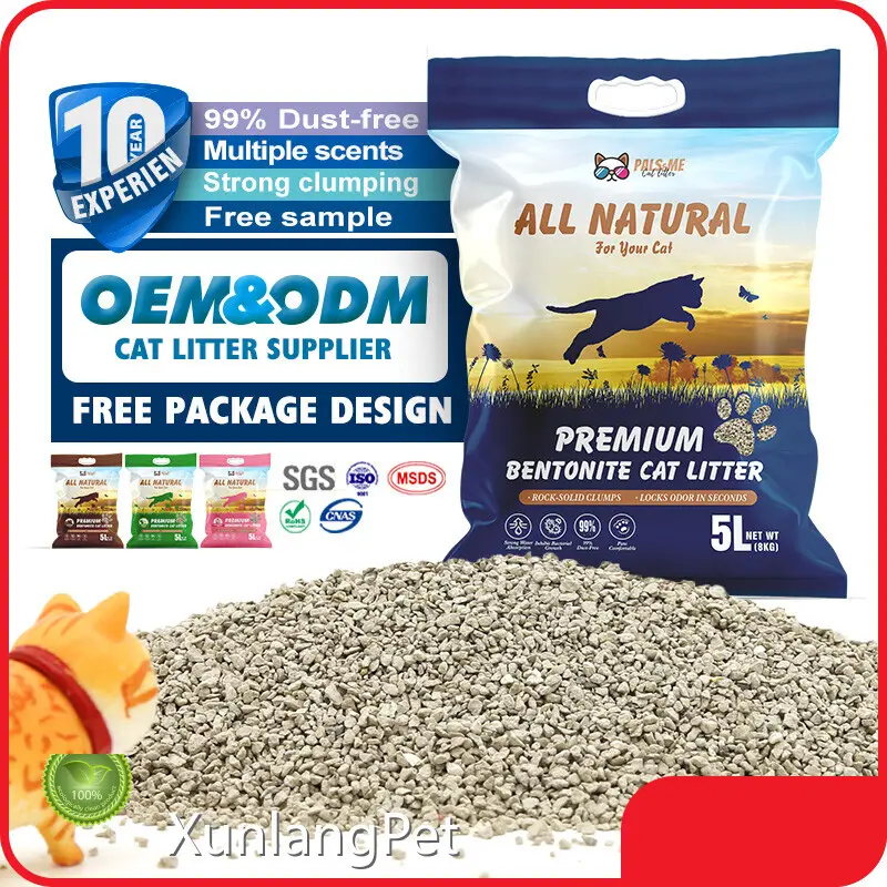 Factory Price Bentonite Clay Kitty Litter Factory for Cat 1