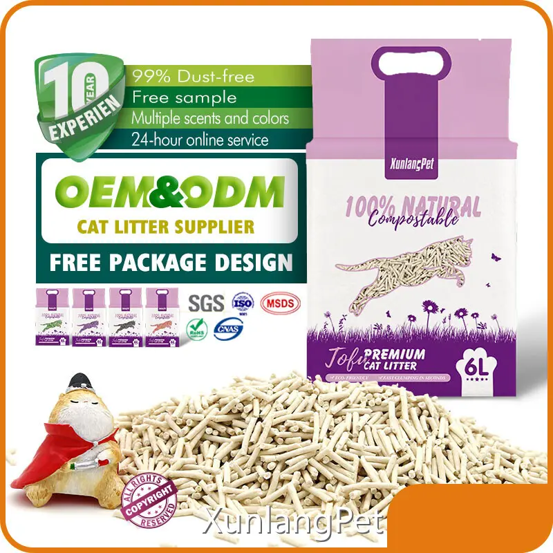 Tofu Clumping Cat Litter XT-a+ Yesmanufacturing 1