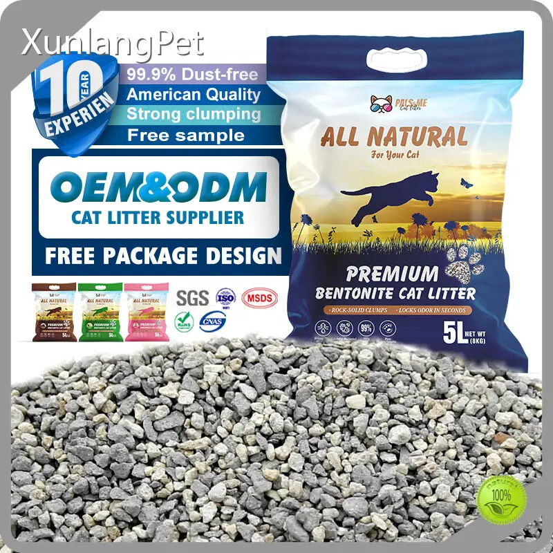 XunlangPet Bentonite Clumping Cat Litter Yesfactory Price 1