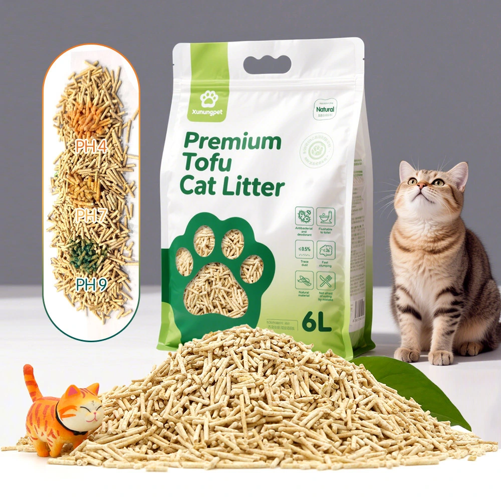 Factory Wholesale Health MMonitoring Tofu Cat Litter Eco-friendly  Clumping 1