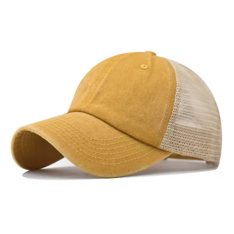 breathable 5-panel hat for summer customization