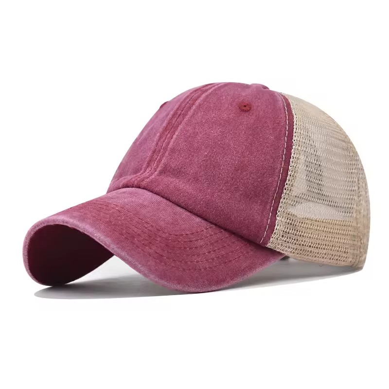 breathable 5-panel hat for summer customization