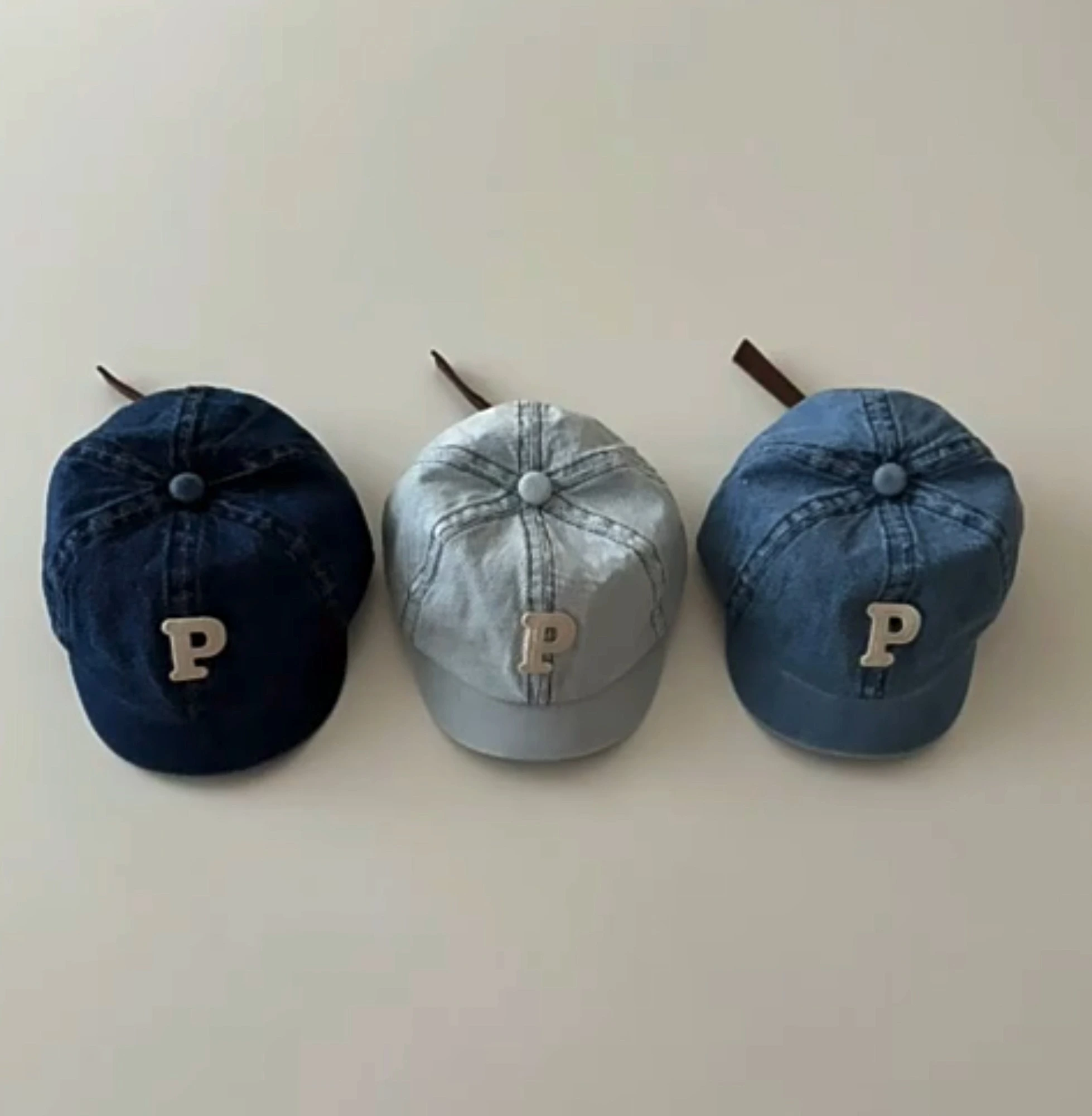 2025 Neues Design Denim Baseball Caps für Kinder - einstellbar & komfortabel 1