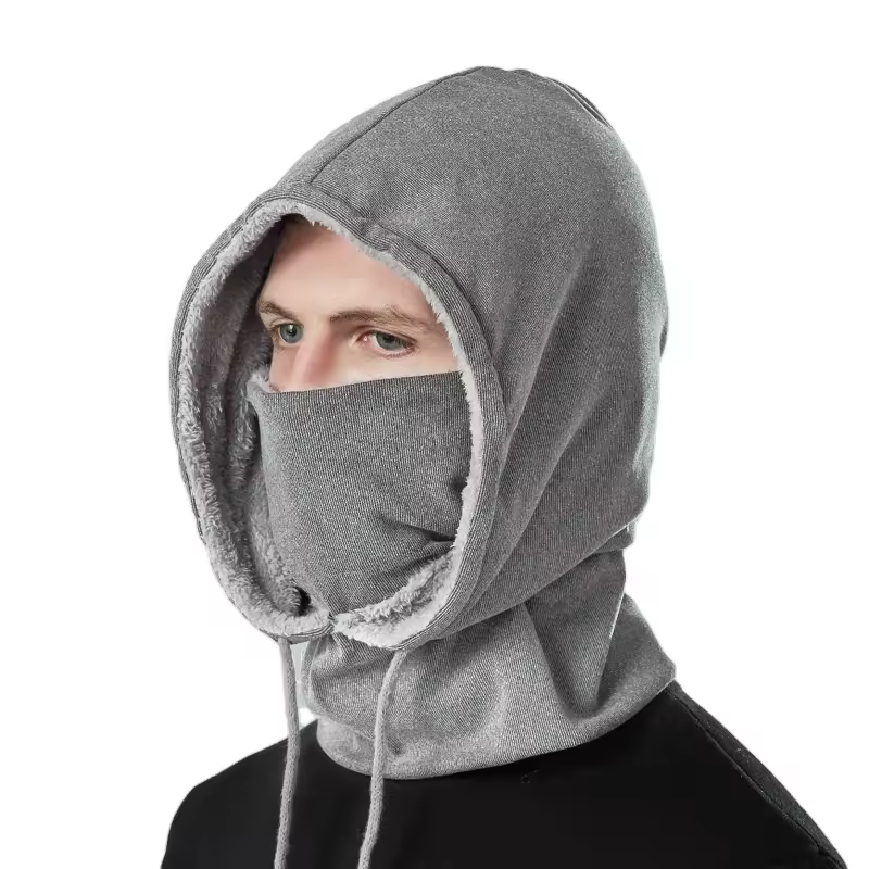 Ski mask helmet liner with breathable nose vent - winter biking