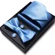 Fashion Blue Shirt and Tie Set Fast Delivery 5