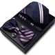 Fashion Blue Shirt and Tie Set Fast Delivery 2