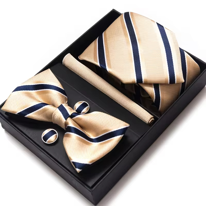 Custom Men Casual Krawatte mit Geschenkbox -Set 7