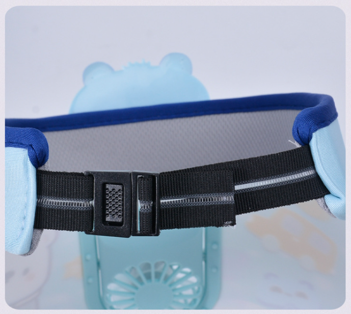 Cool & Fun Kids Sun Hat with Built-in Fan and 3D Cartoon Pattern - Fuanger Clothing 10