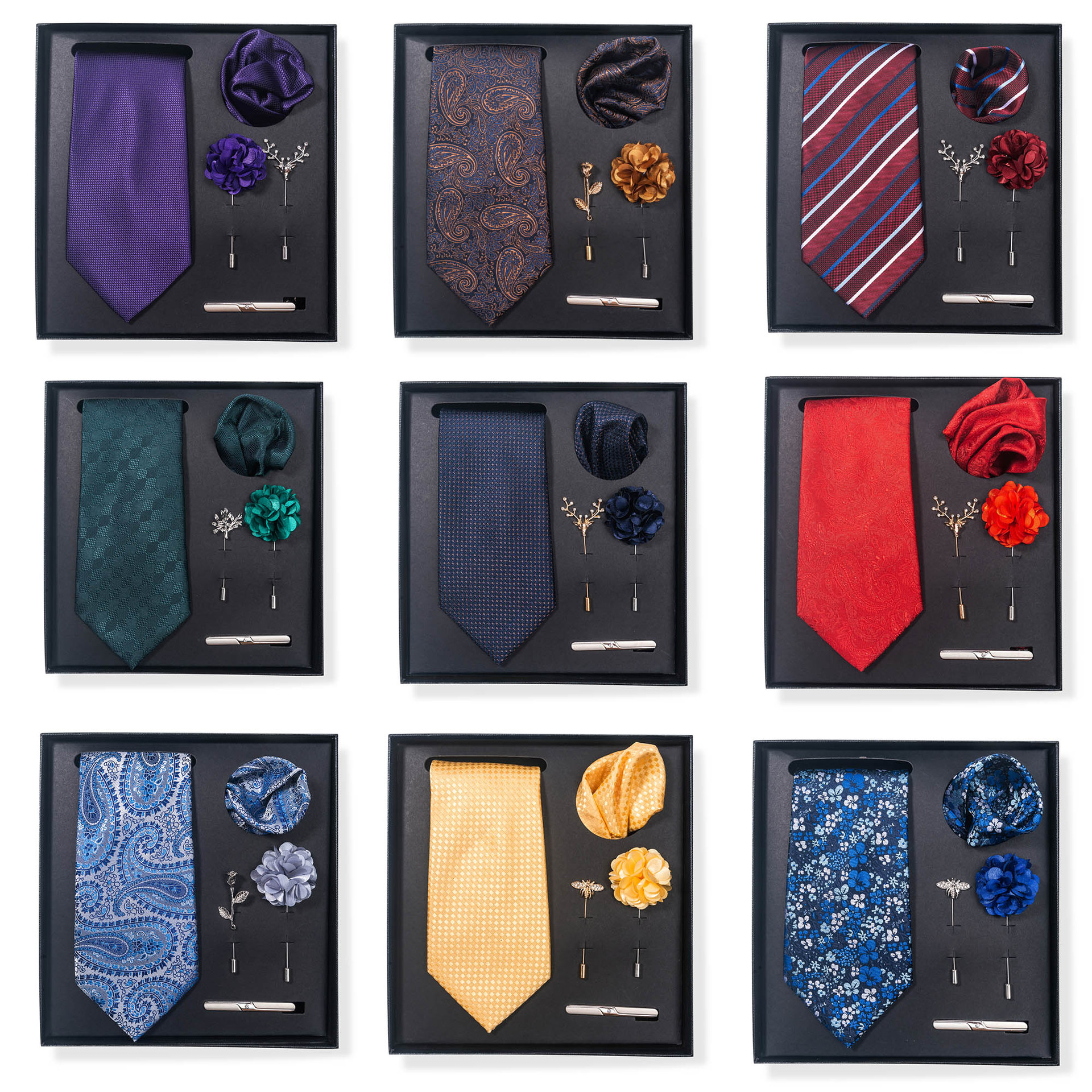 Business Man Tie Set 6-teilige Geschenkbox 2