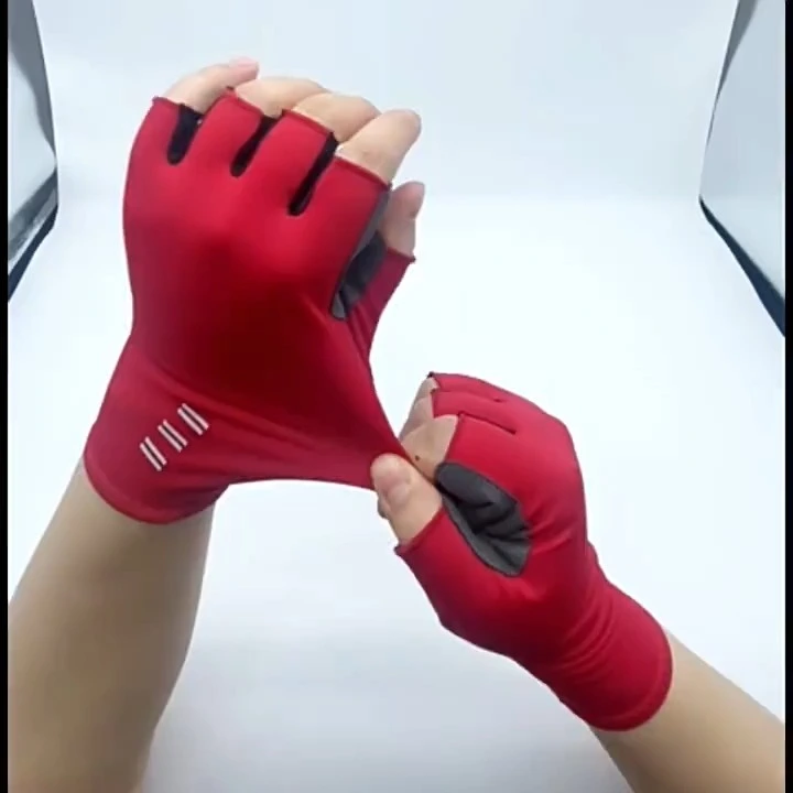 Rutschfeste Halbfinger-Fahrradhandschuhe für Outdoor-Aktivitäten 1