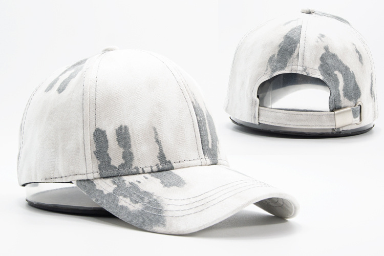 New tie dye gradient baseball cap curved spring summer female outdoor baseball cap 3