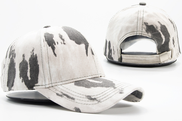 New tie dye gradient baseball cap curved spring summer female outdoor baseball cap 2