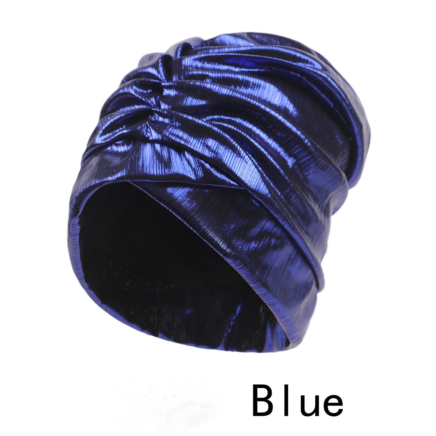 Turban à feuille métallique pour femme 10