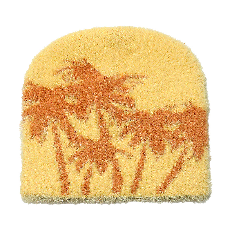 Heiße verkaufende warme Strickmütze für Herbst und Winter, Outdoor-Plüschmütze ohne Krempe, Fischermütze nach Maß 6