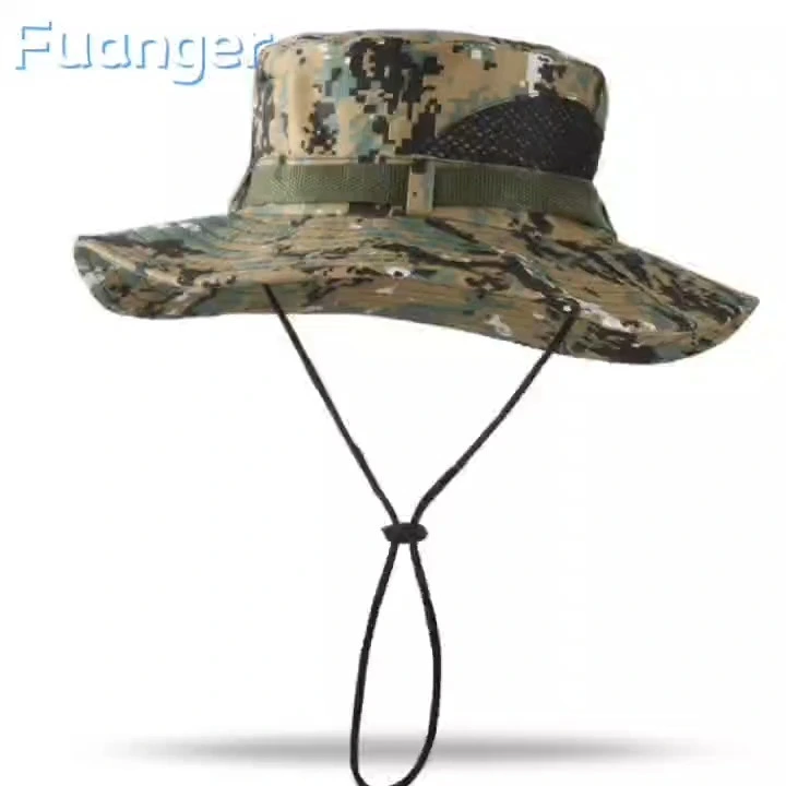 camuflaje de sombrero de cubo