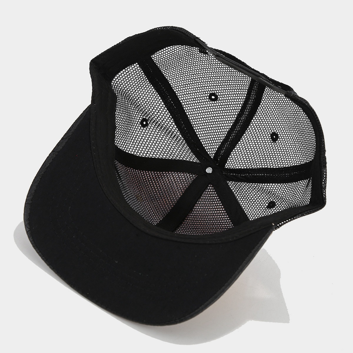 Neue bedruckte, aus Gras gewebte, atmungsaktive Baseballkappe mit flachem Rand und Mesh-Spleißen, Hip-Hop-Kappe, Sport-Snapback-Kappe für Männer & Frauen 10