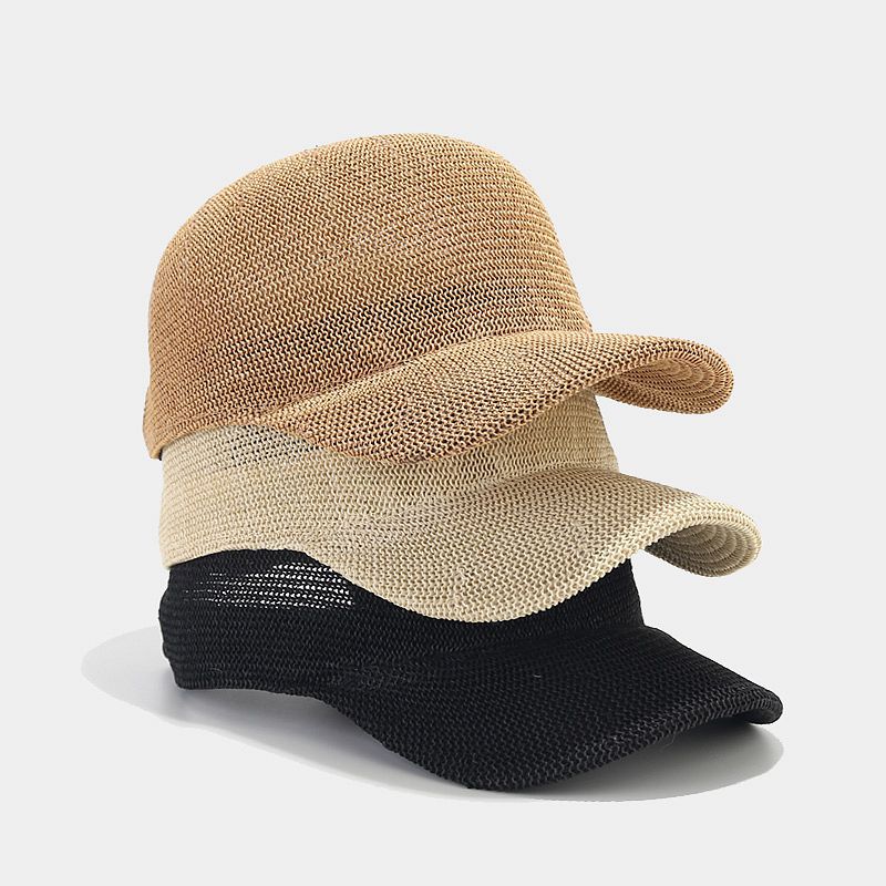 Art Solid Color Adjustable Sunscreen Duck Tongue Baseball Hat 2