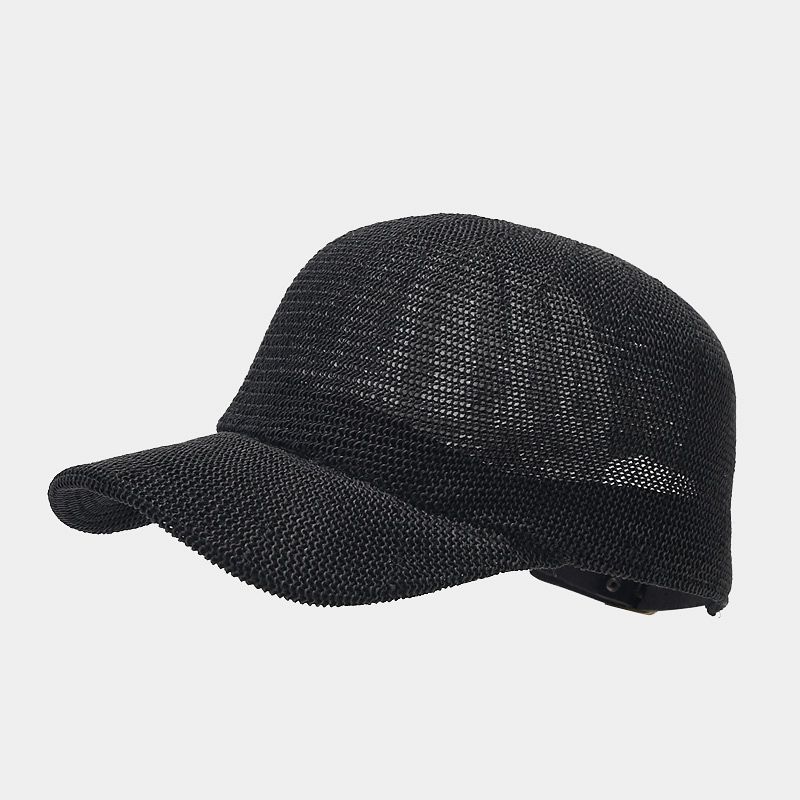Art Solid Color Adjustable Sunscreen Duck Tongue Baseball Hat 5