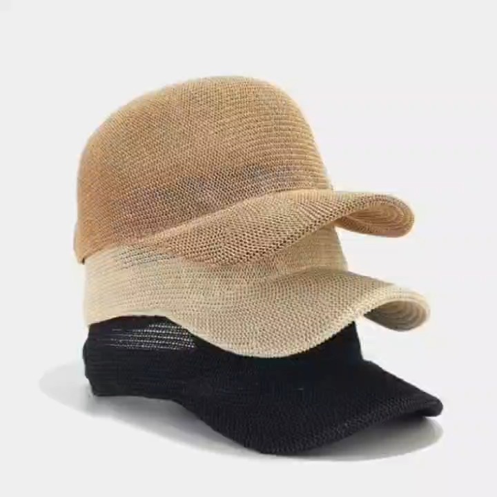 Art Solid Color Adjustable Sunscreen Duck Tongue Baseball Hat 1