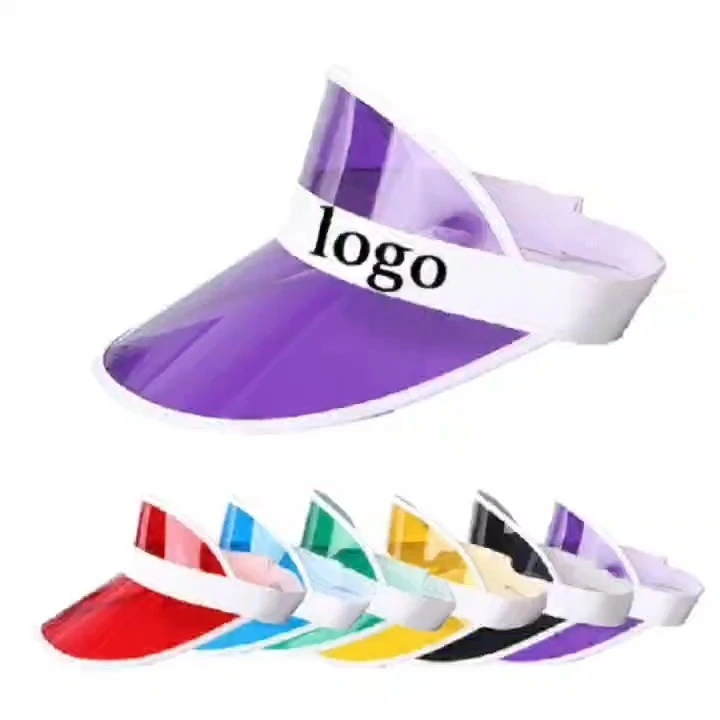 Customizable PVC Visor Sun Hat for UV Protection - Men and Women 1