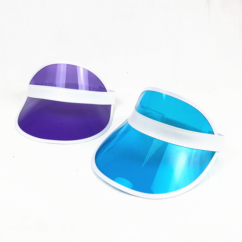 Customizable PVC Visor Sun Hat for UV Protection - Men and Women 7
