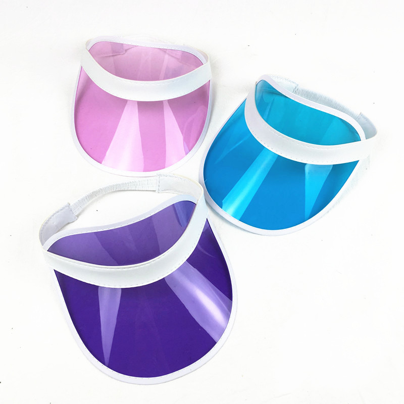 Customizable PVC Visor Sun Hat for UV Protection - Men and Women 3
