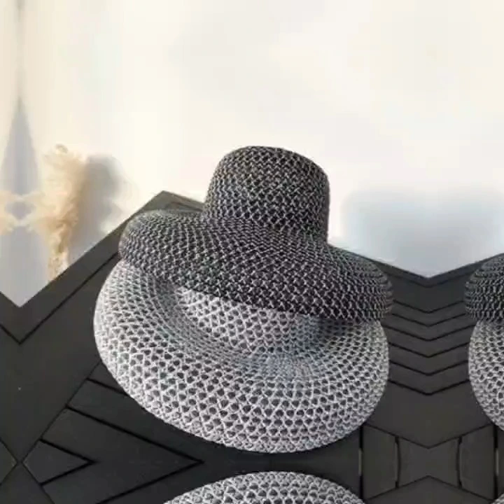 Summer de verano con sombrero de sol de ala ancha de protección solar y sombrero de sol 1