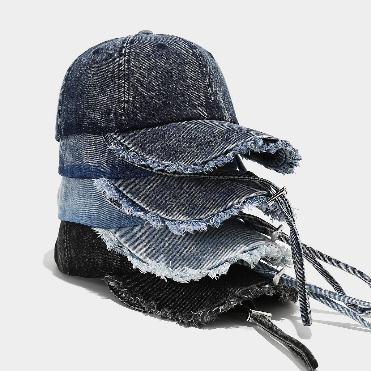 distressed baseball hat