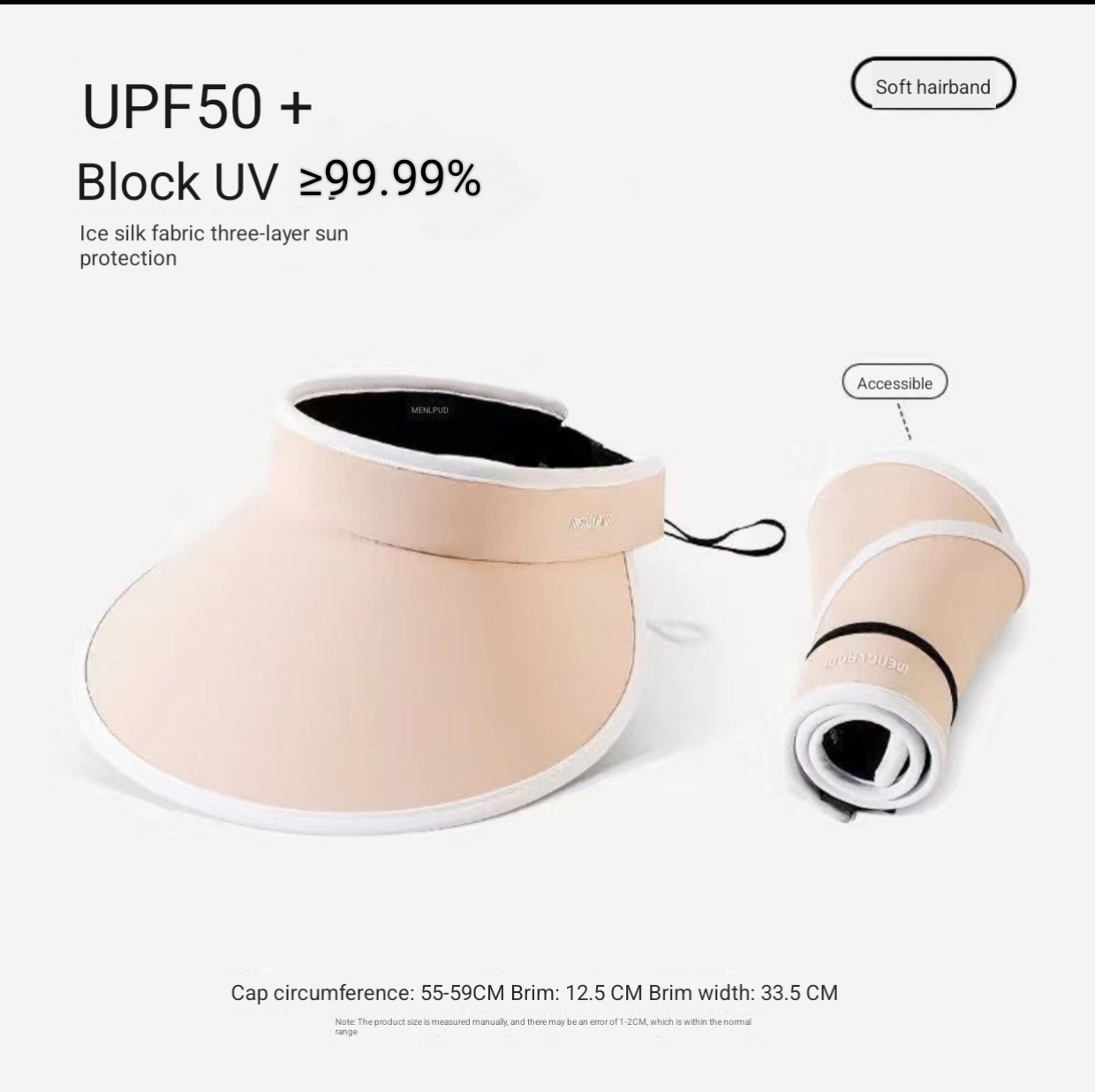 Frauen mit breiter Krempe UV -Hut