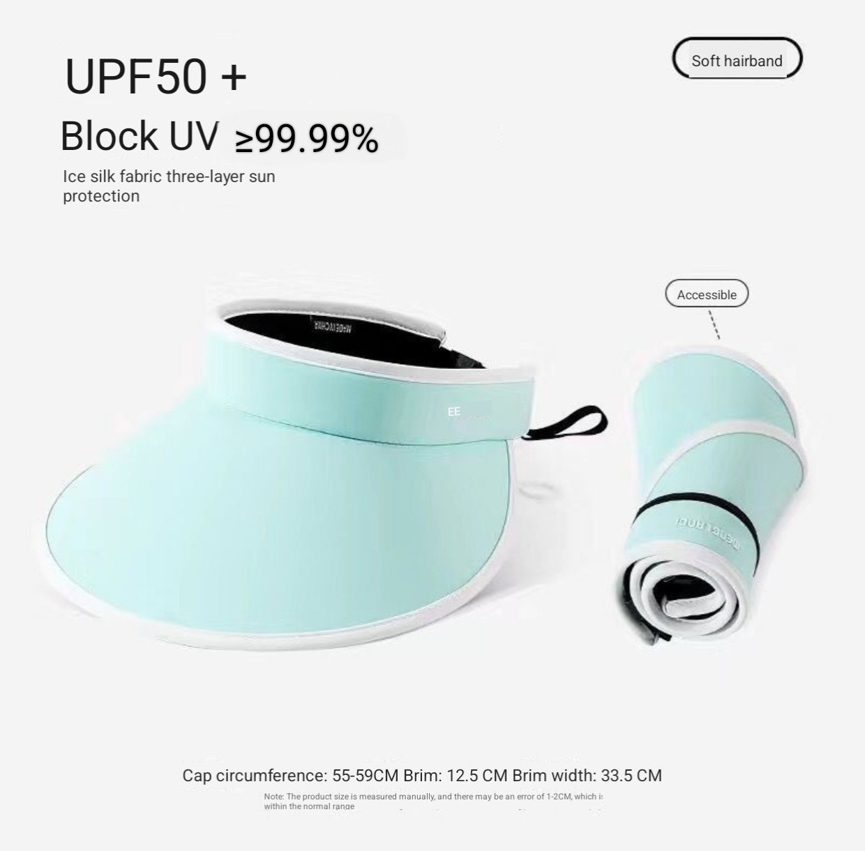 Frauen mit breiter Krempe UV -Hut