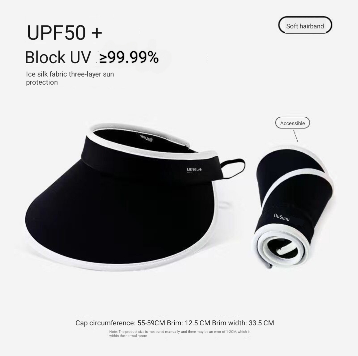 Frauen mit breiter Krempe UV -Hut