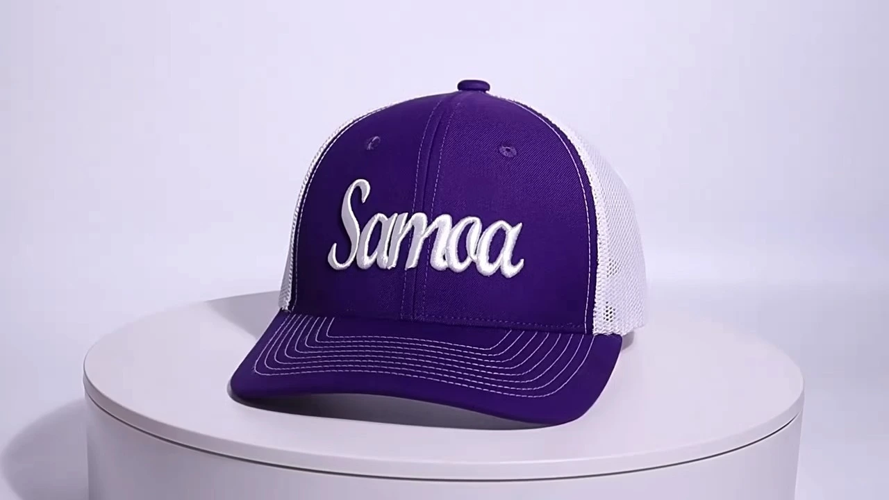 custom trucker hat embroidery
