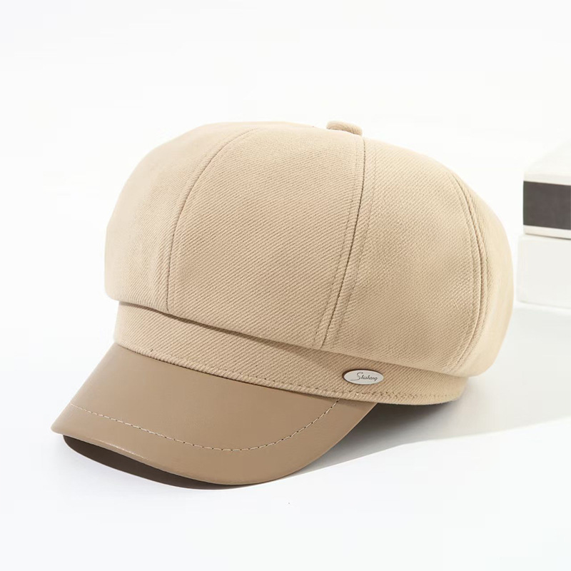 Stilvoller Baskenmütze für Frauen - Beige