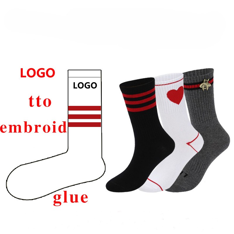 Custom logo socks