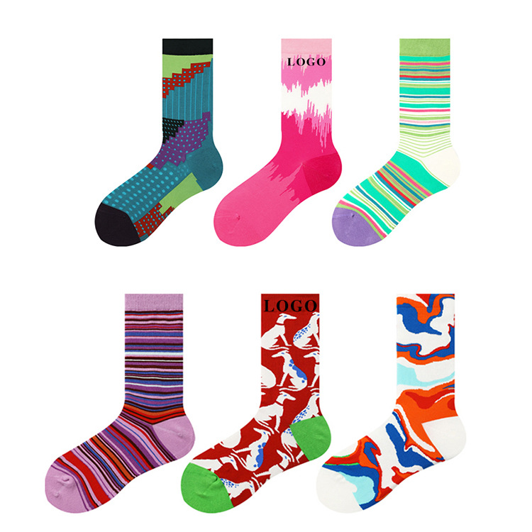 Logo embroidery socks