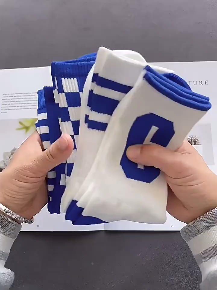 Custom logo socks