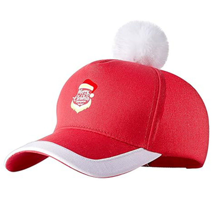 Red Christmas Baseball Cap - Festive Adult Hat for Parties & Evenings 4